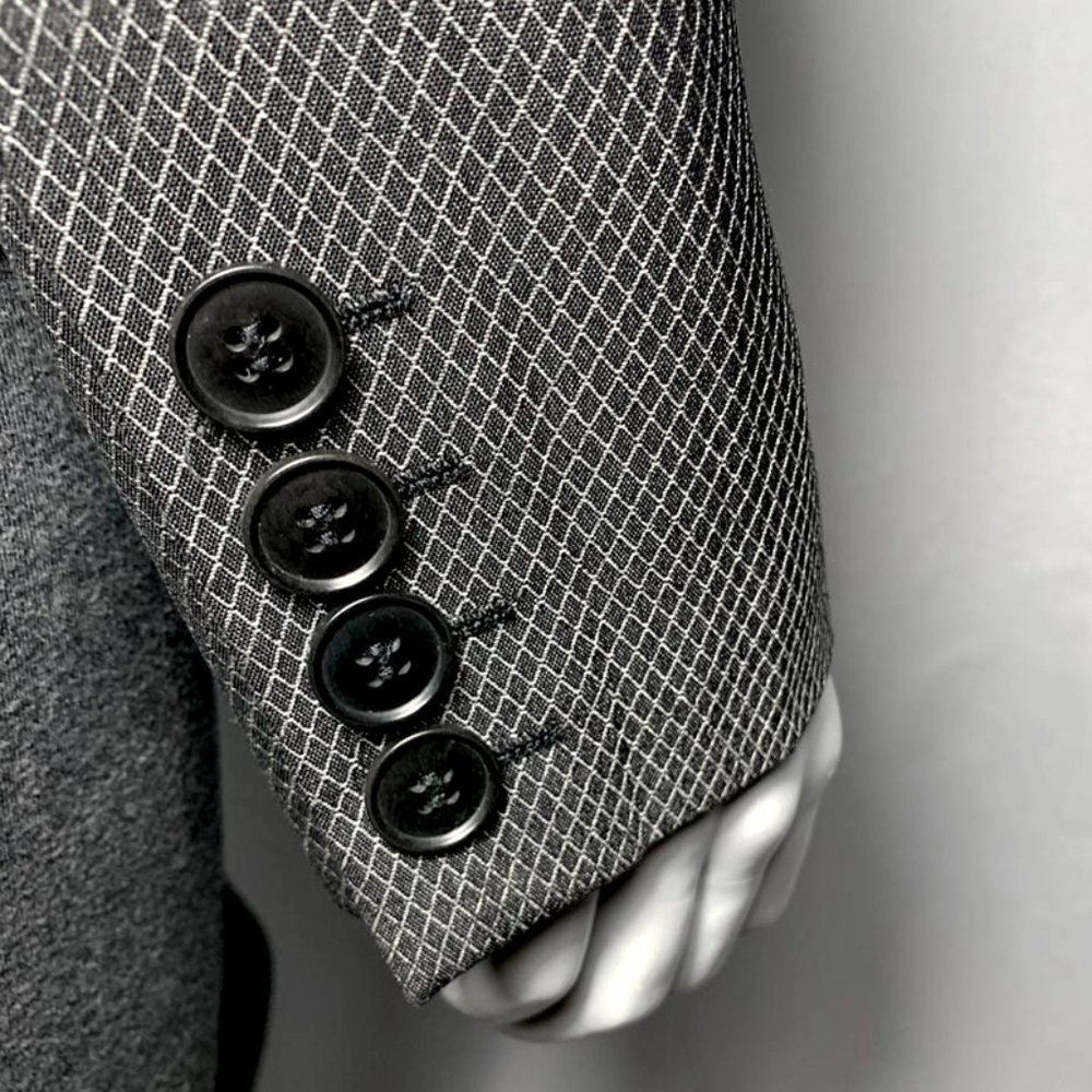 EMPRIO ARMANI Fitted Wool Blend Blazer - Picture 8 of 10